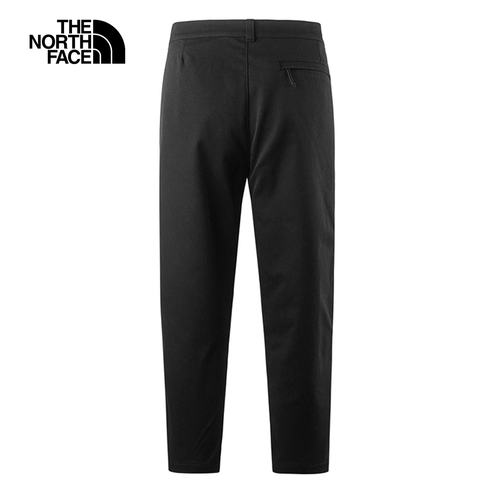The North Face北面男款黑色防風防潑水保暖舒適休閒長褲｜81SIJK3