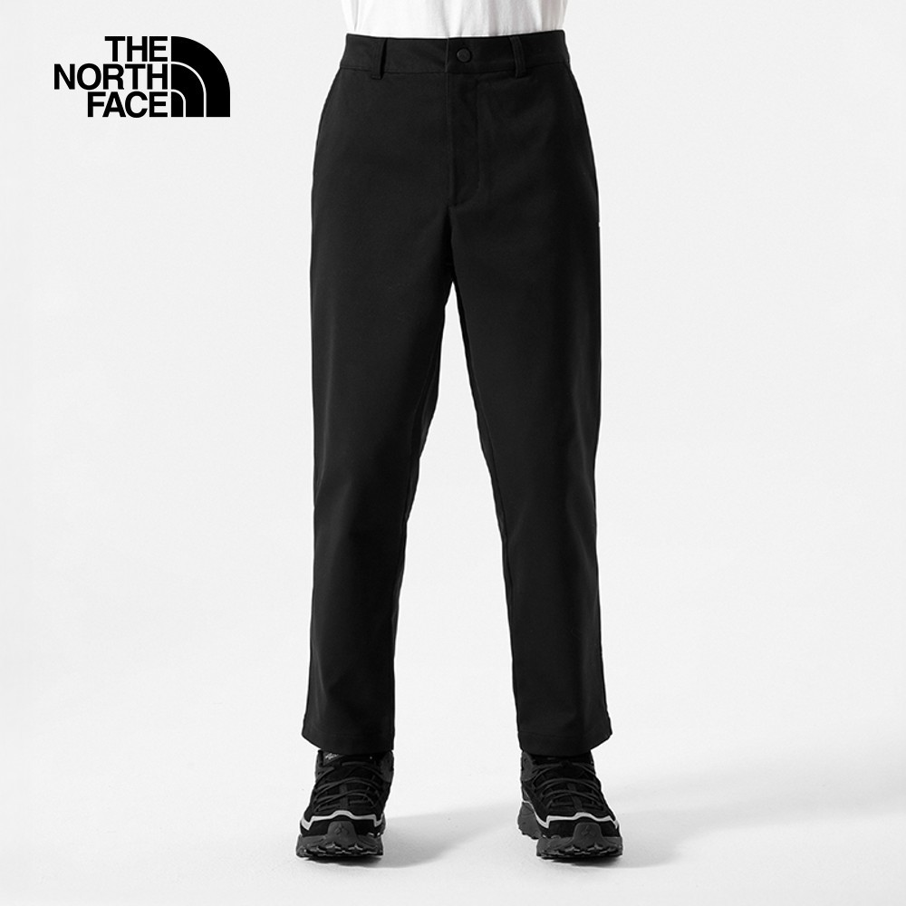 The North Face北面男款黑色防風防潑水保暖舒適休閒長褲｜81SIJK3
