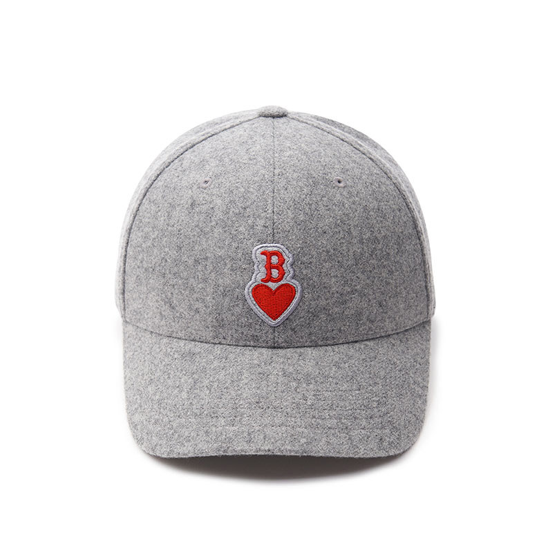MLB 可調式硬頂羊毛棒球帽 Heart系列 波士頓紅襪隊 (3ACPH0136-43MGS)
