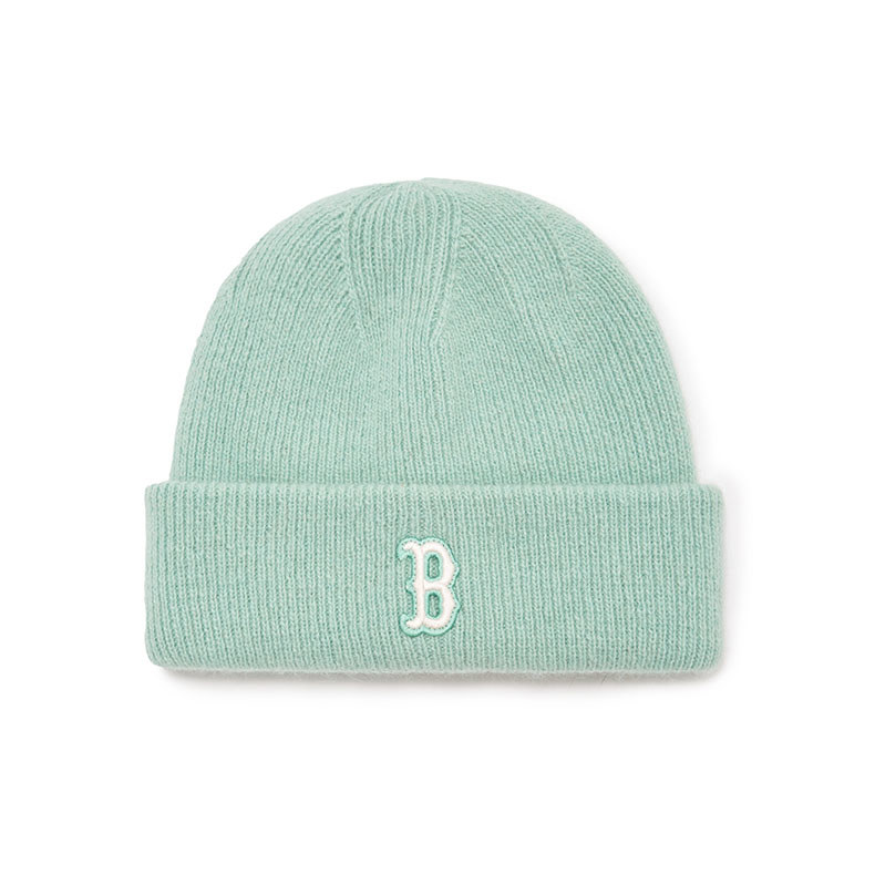 MLB 安哥拉兔毛針織毛帽 波士頓紅襪隊 (3ABNM0136-43MTL)