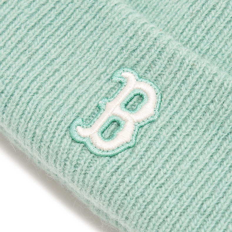 MLB 安哥拉兔毛針織毛帽 波士頓紅襪隊 (3ABNM0136-43MTL)