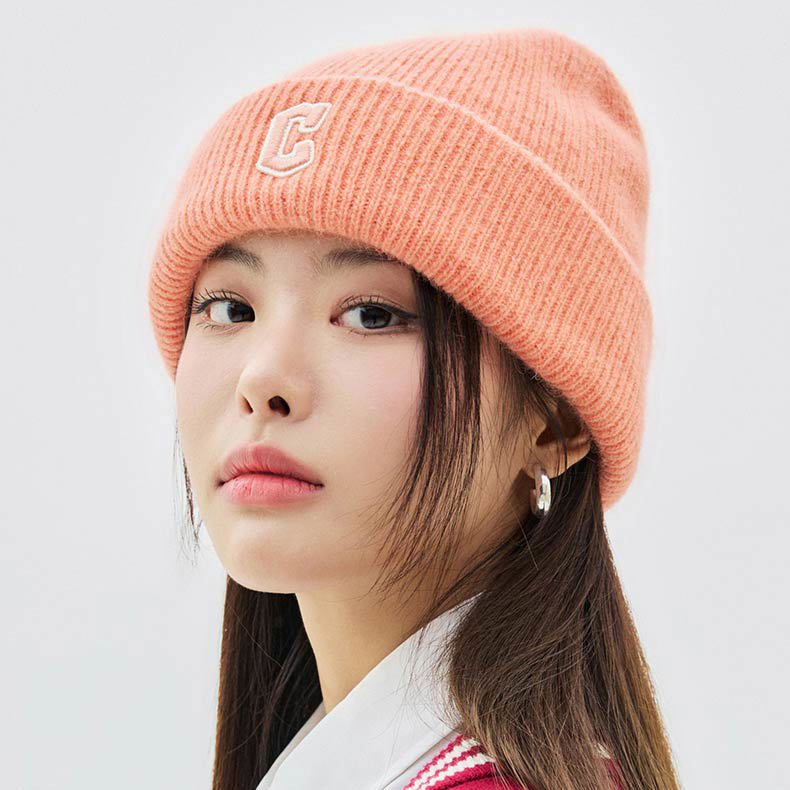 MLB 安哥拉兔毛針織毛帽 克里夫蘭守護者隊 (3ABNM0136-45ORL)