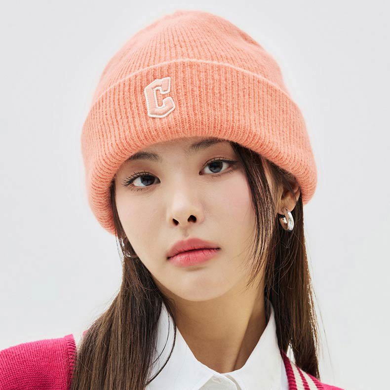 MLB 安哥拉兔毛針織毛帽 克里夫蘭守護者隊 (3ABNM0136-45ORL)