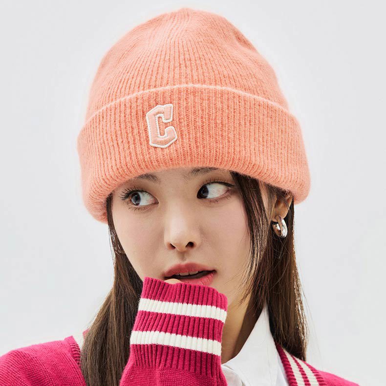 MLB 安哥拉兔毛針織毛帽 克里夫蘭守護者隊 (3ABNM0136-45ORL)