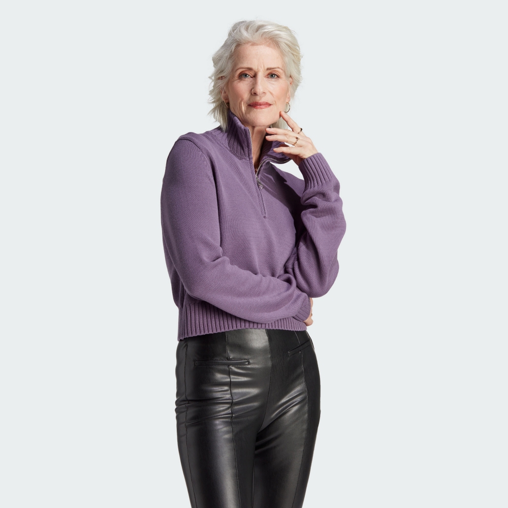 Adidas PREMIUM ESSENTIALS 短版長袖上衣｜女性長袖－运动品牌专卖