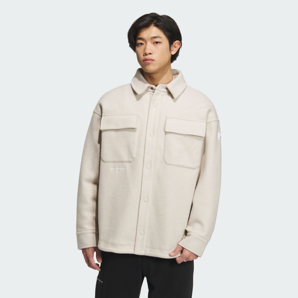 Adidas 長袖襯衫｜含再生材質的舒適襯－優能運動用品