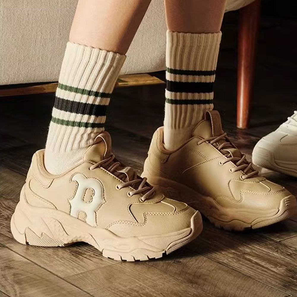 MLB Korea MLB 厚底老爹鞋 增高鞋 Big Ball Chunky系列 波士頓紅襪隊 (3ASH