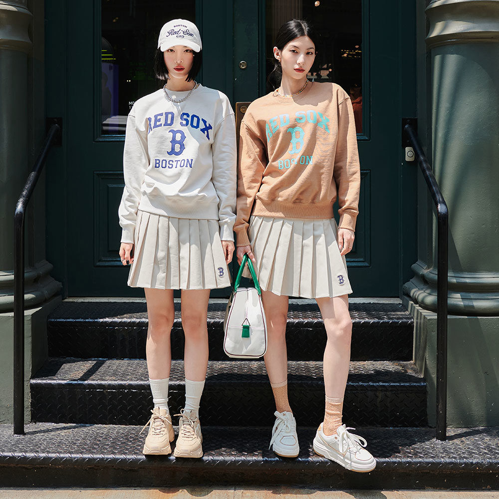 MLB 厚底老爹鞋 增高鞋 Big Ball Chunky系列 波士頓紅襪隊 (3ASHBCW3N-43BGS)