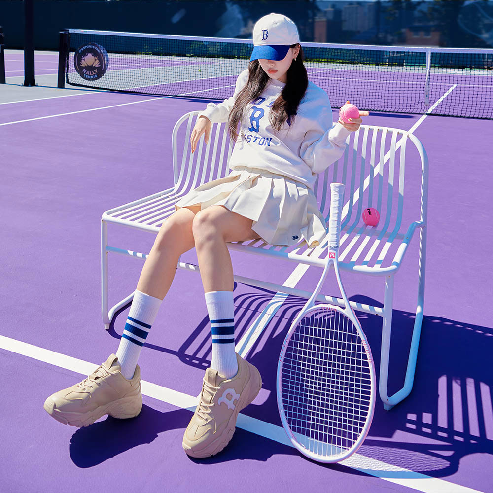 MLB 厚底老爹鞋 增高鞋 Big Ball Chunky系列 波士頓紅襪隊 (3ASHBCW3N-43BGS)