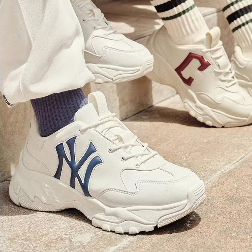 MLB 厚底老爹鞋 增高鞋 Big Ball Chunky系列 紐約洋基隊 (3ASHBCW3N-50WHS)