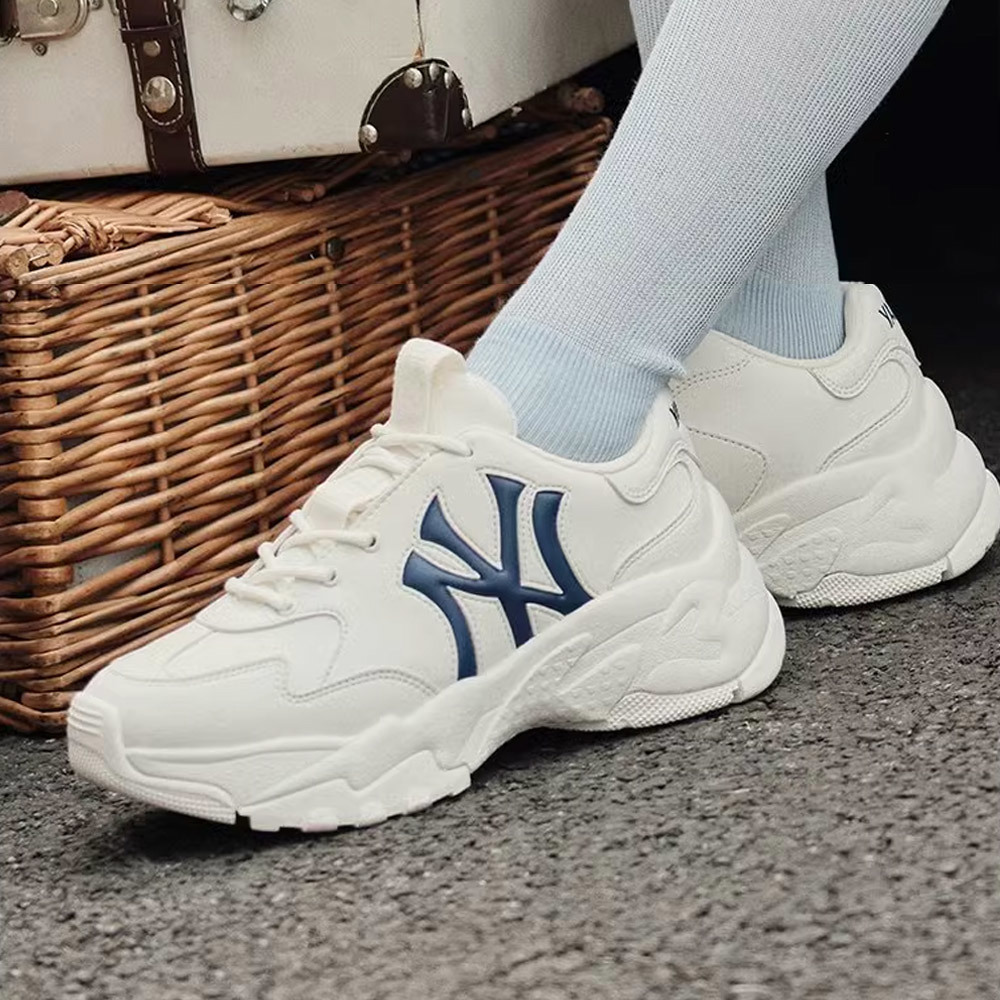MLB 厚底老爹鞋 增高鞋 Big Ball Chunky系列 紐約洋基隊 (3ASHBCW3N-50WHS)