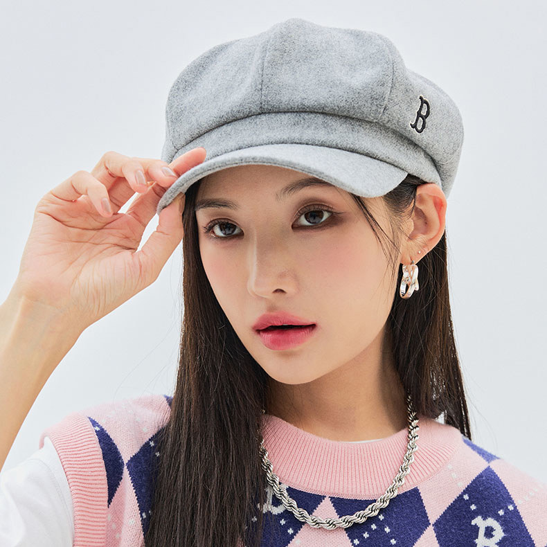 MLB 羊毛報童帽 波士頓紅襪隊 (3ACB00336-43MGS)