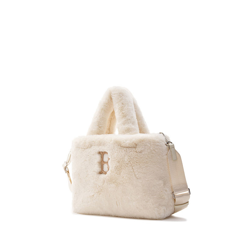 MLB 絨毛托特包 斜背包 波士頓紅襪隊 (3AORS0536-43BGL)