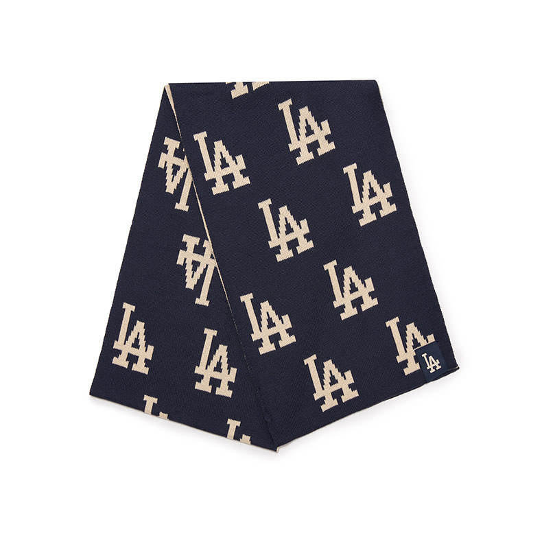 MLB 雙面圍巾 Monogram系列 洛杉磯道奇隊 (3AMFM0336-07NYD)