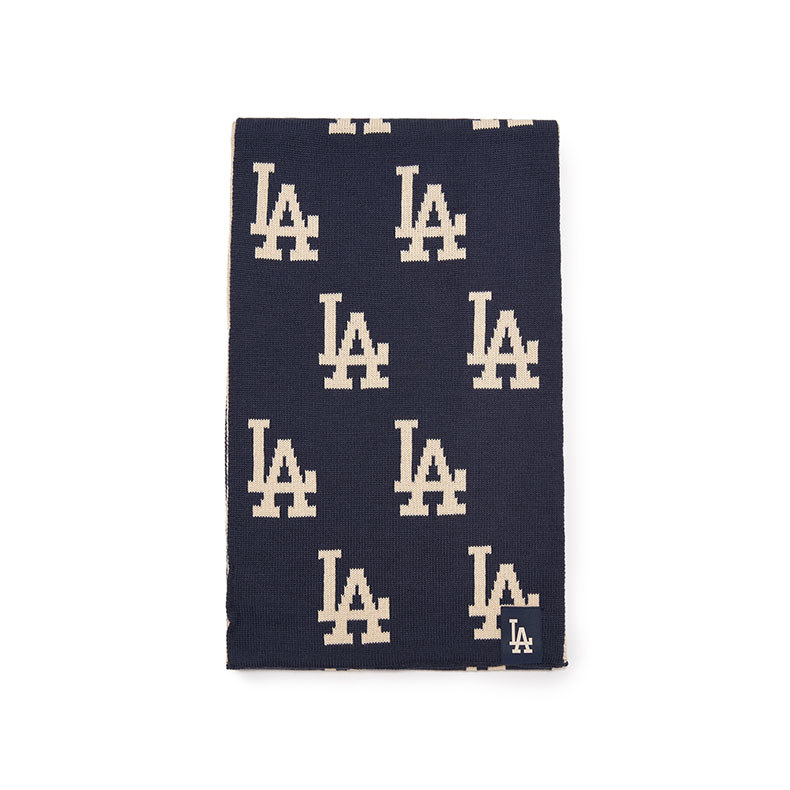 MLB 雙面圍巾 Monogram系列 洛杉磯道奇隊 (3AMFM0336-07NYD)