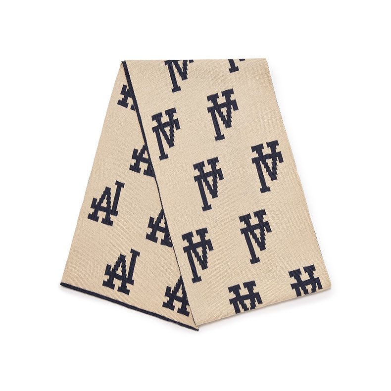 MLB 雙面圍巾 Monogram系列 洛杉磯道奇隊 (3AMFM0336-07NYD)