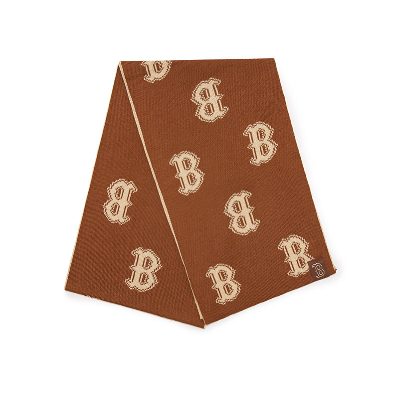 MLB 雙面圍巾 Monogram系列 波士頓紅襪隊 (3AMFM0336-43BRS)