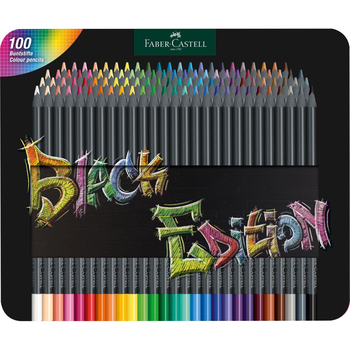 輝柏  Faber- Castell 黑旋風極軟油性色鉛筆100色(鐵盒)