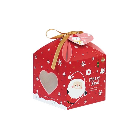 〔博美Pomei〕造型點心盒－繽紛耶誕 (10入)