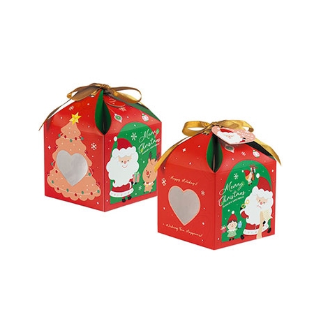 〔博美Pomei〕聖誕造型點心盒－耶誕星願  (10入)