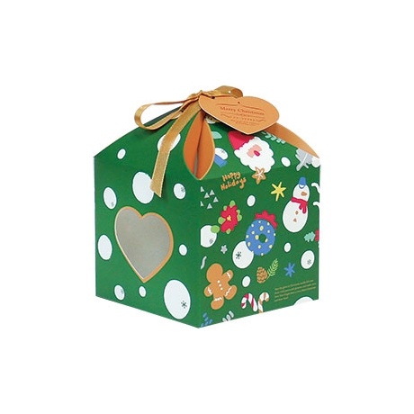 〔博美Pomei〕造型點心盒－聖誕繽紛樂 (10入)