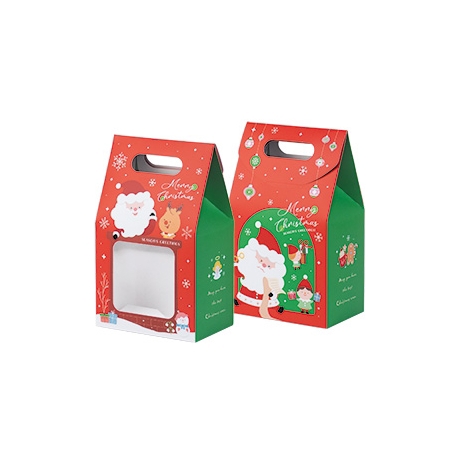 〔博美Pomei〕房屋型鏤空提盒－耶誕星願  (10入)