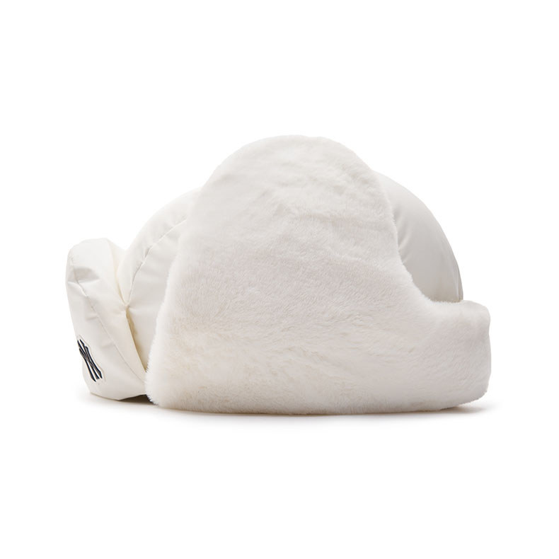 MLB 毛絨遮耳帽 護耳棒球帽 雷鋒帽 防寒飛行帽 紐約洋基隊 (3AWMPC136-50CRS)