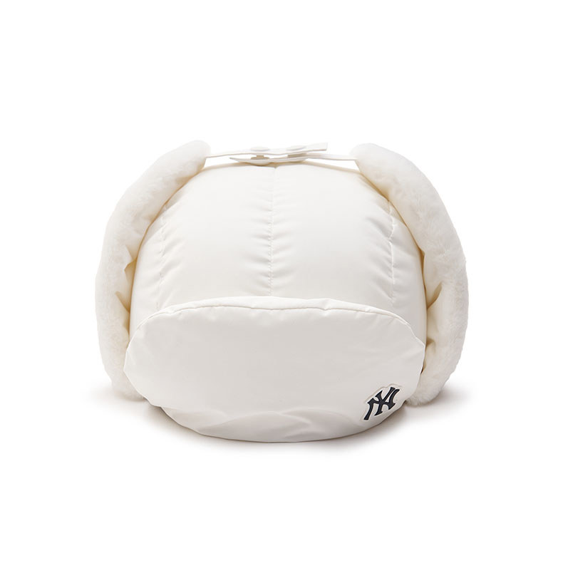 MLB 毛絨遮耳帽 護耳棒球帽 雷鋒帽 防寒飛行帽 紐約洋基隊 (3AWMPC136-50CRS)