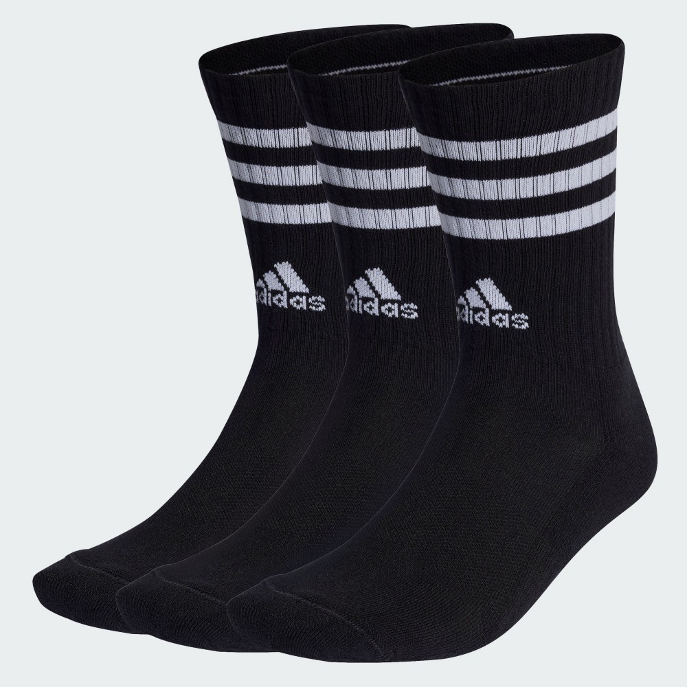 3-STRIPES 中筒襪 3 雙入 (成人/孩童)