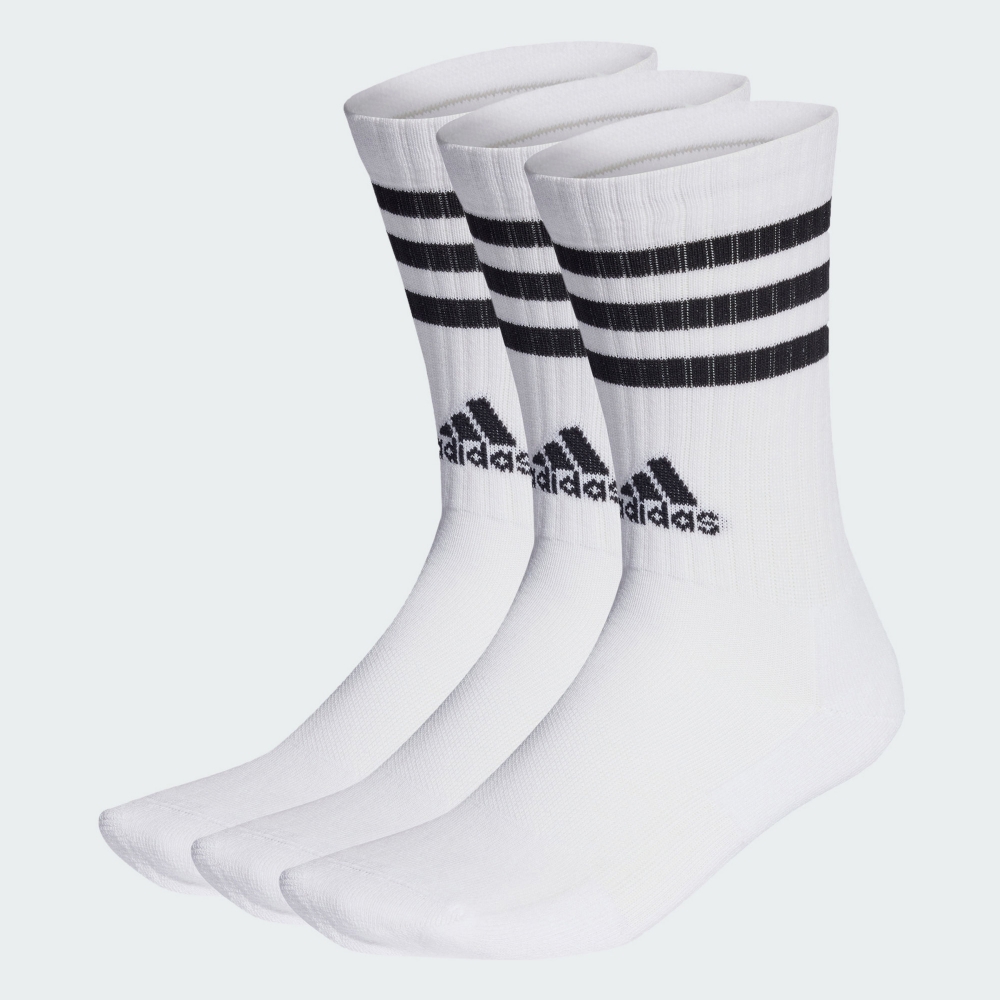3-STRIPES 中筒襪 3 雙入 (成人/孩童)