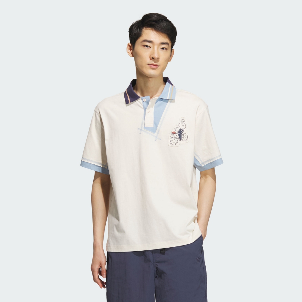 YU NAGABA V-DAY 短袖POLO衫