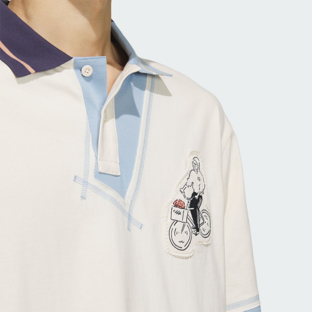 YU NAGABA V-DAY 短袖POLO衫