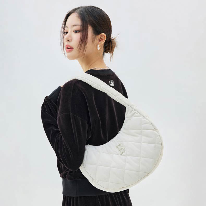 MLB Korea MLB 雲朵包 腋下包 肩背包 波士頓紅襪隊 (3ABQM0936-43CRP)｜官