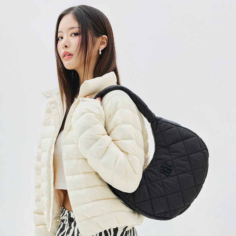 MLB 雲朵包 腋下包 肩背包 紐約洋基隊 (3ABQM0936-50BKS)