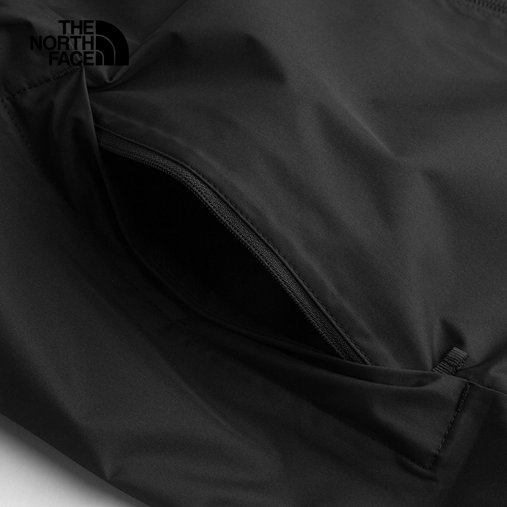 The North Face北面男款SANGRO黑色防水透氣保暖可調節收納連帽衝鋒衣｜88FRJK3