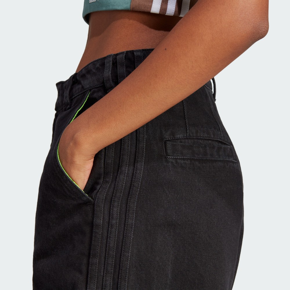 KSENIASCHNAIDER 3-STRIPES 單寧長褲