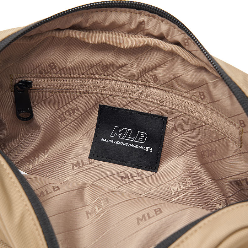 MLB 尼龍斜背子母方包 相機包 Varsity系列 波士頓紅襪隊 (3ACRM014N-43BGD)