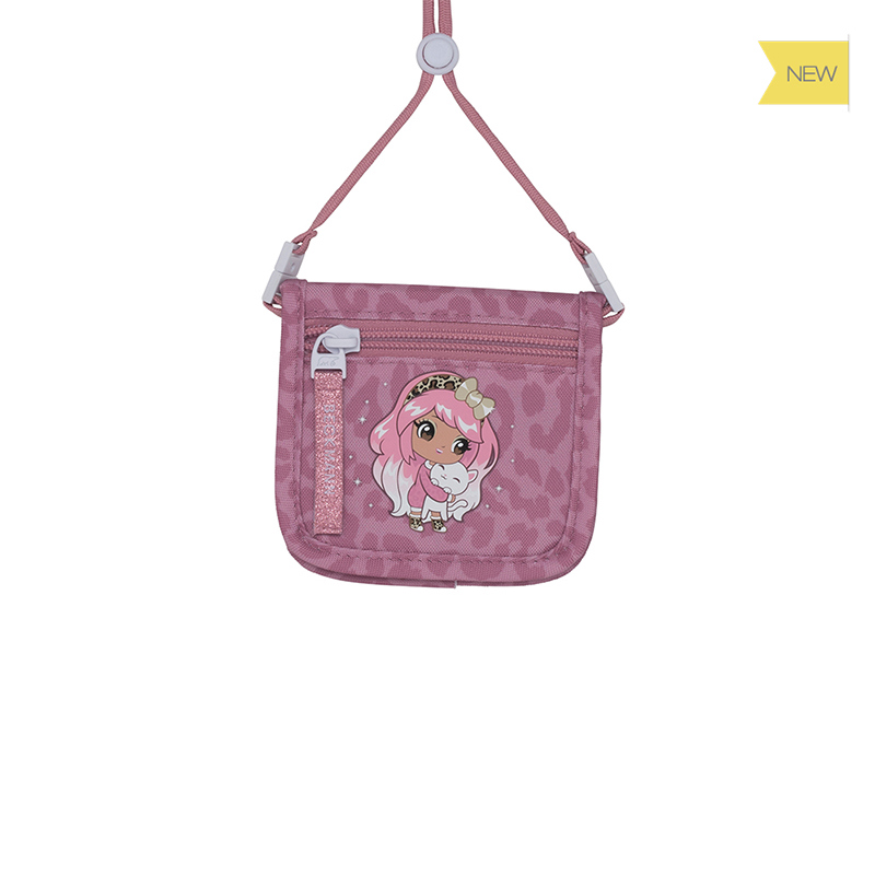 卡夾小包- 閃亮豹紋