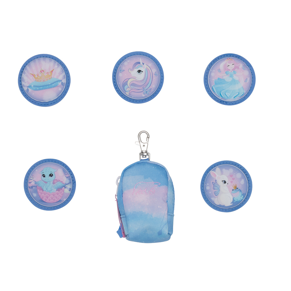 布章零錢包 - 童話城堡