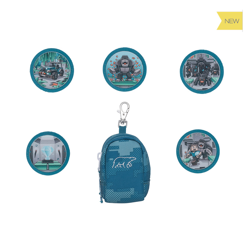 布章零錢包 - 3D叢林冒險