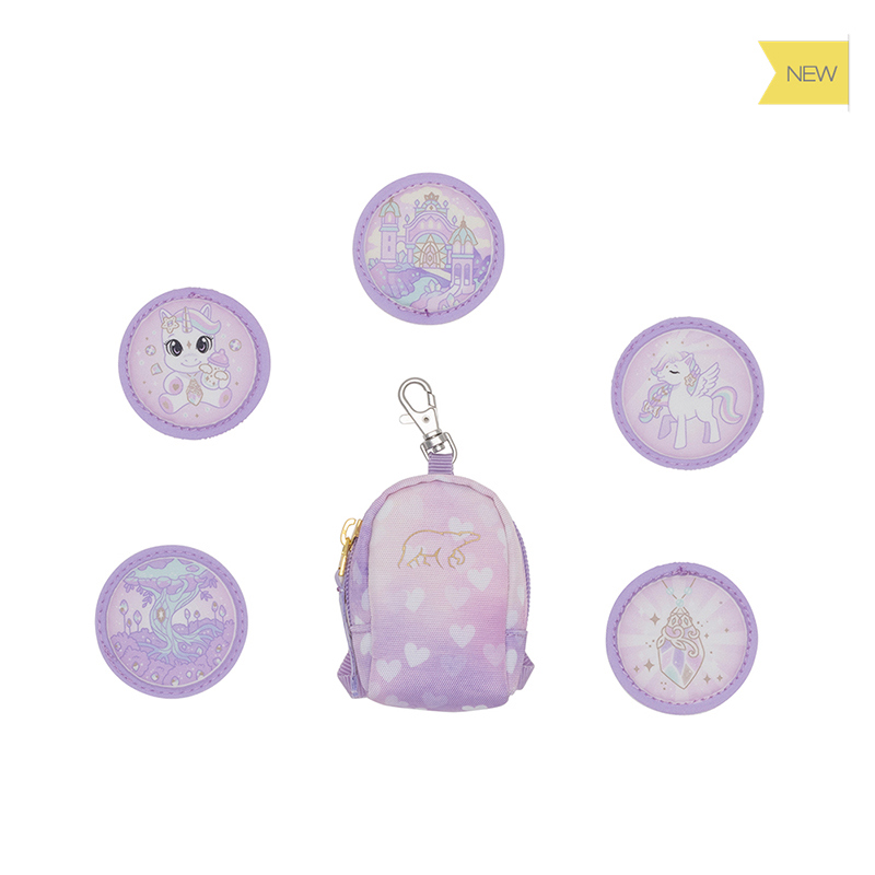 布章零錢包 - 獨角獸公主