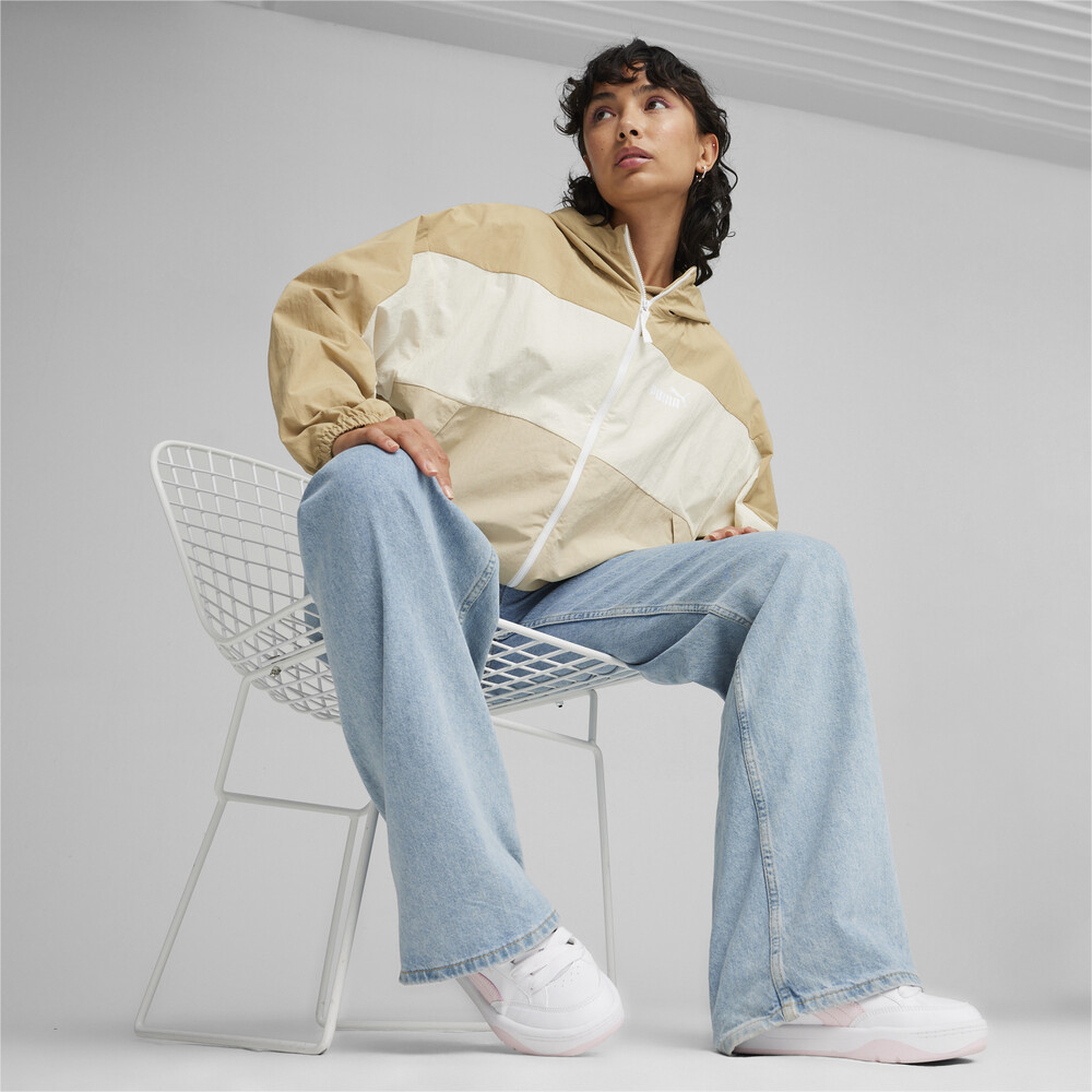 PUMA 基本系列寬鬆連帽風衣外套 女性