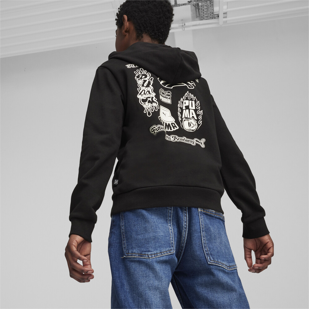 PUMA 基本系列Ess+ Mid 90s長厚連帽T恤 男童