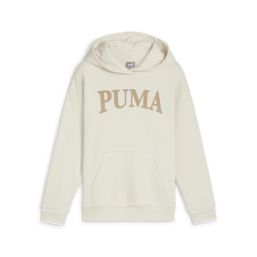 PUMA 基本系列Puma Squad長厚連帽T恤 女童