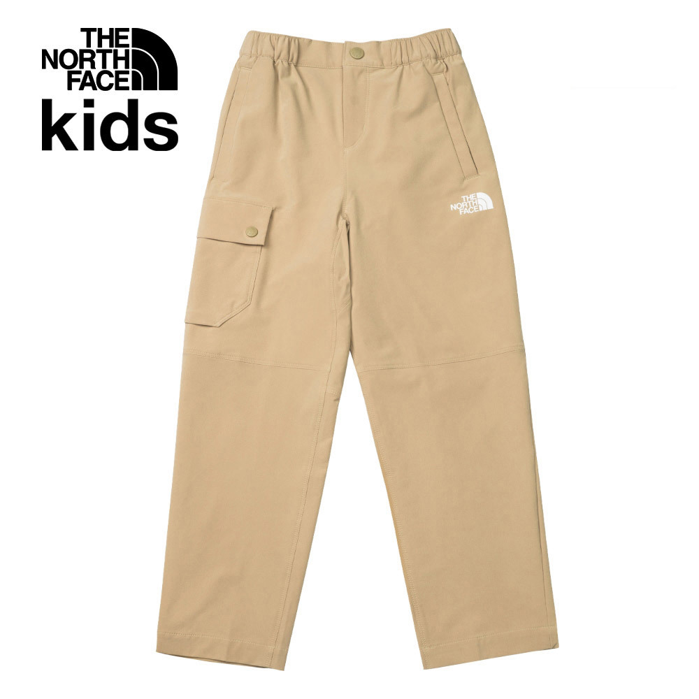【10/26 12點限時搶購】The North Face北面兒童UPF卡其色防潑水防曬彈力褲腰休閒戶外徒步褲｜87Z1LK5