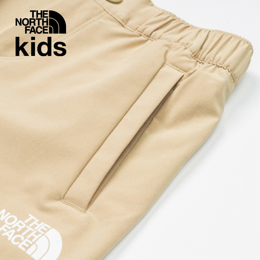 【10/26 12點限時搶購】The North Face北面兒童UPF卡其色防潑水防曬彈力褲腰休閒戶外徒步褲｜87Z1LK5