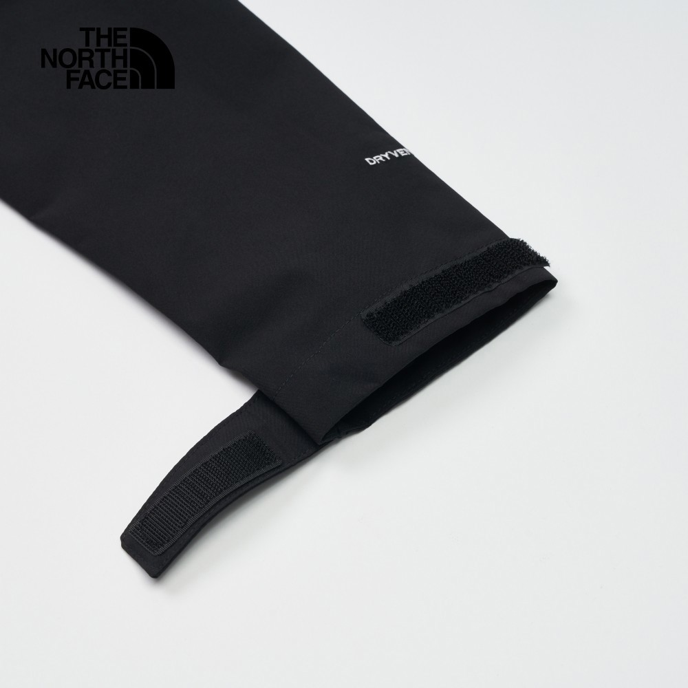 The North Face北面女款SANGRO黑色防水透氣可調節收納連帽衝鋒衣｜88FYJK3