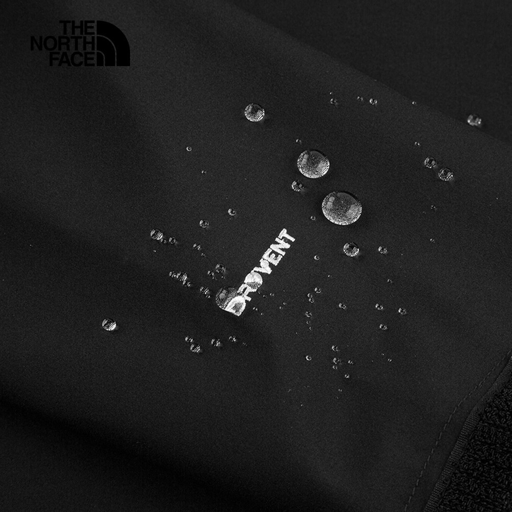 The North Face北面女款SANGRO黑色防水透氣可調節收納連帽衝鋒衣｜88FYJK3