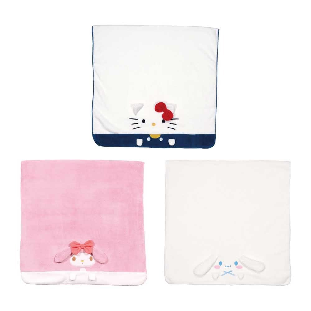 日本skater三麗鷗造型吸水速乾浴巾-60x120cm(Hello Kitty/Melody/大耳狗)