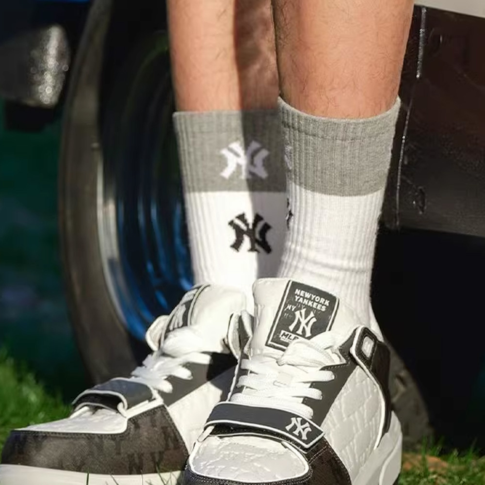 MLB 襪子 中筒襪 紐約洋基隊 (3ASOMC14N-50WHS)